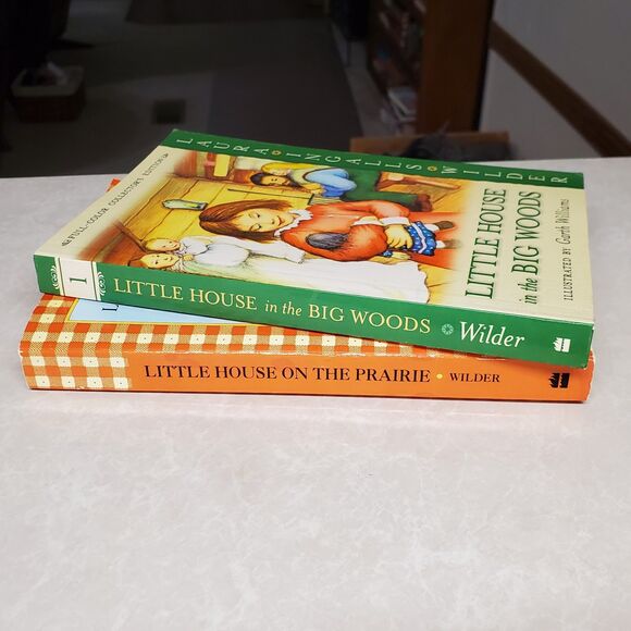 Two books from the "Little House" series by Laura Ingalls Wilder Paperback - Picture 3 of 6